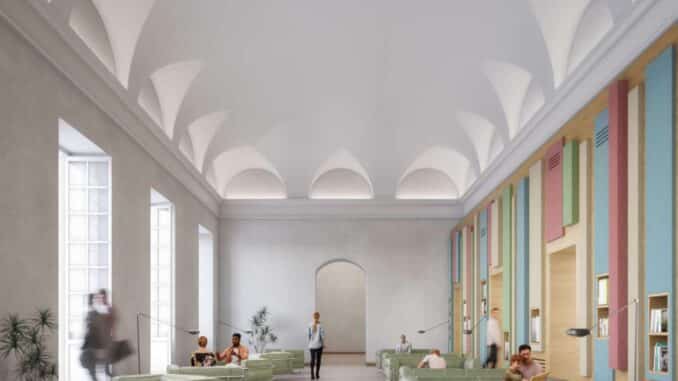 un rendering del progetto Palazzo Della Rovere - Savona