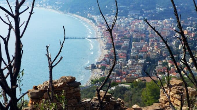 Una veduta di Alassio