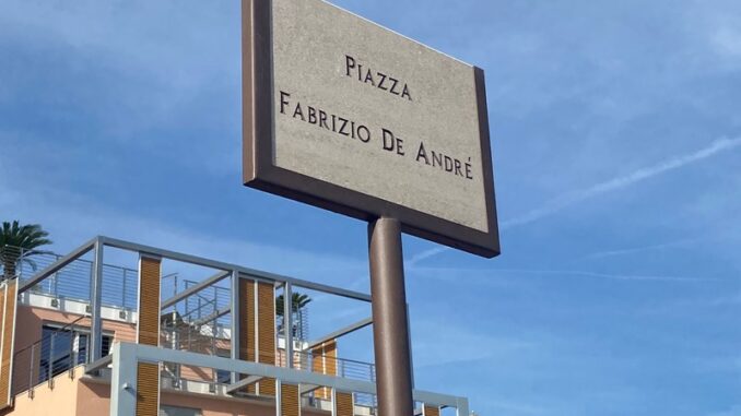 piazza De André ad Albenga