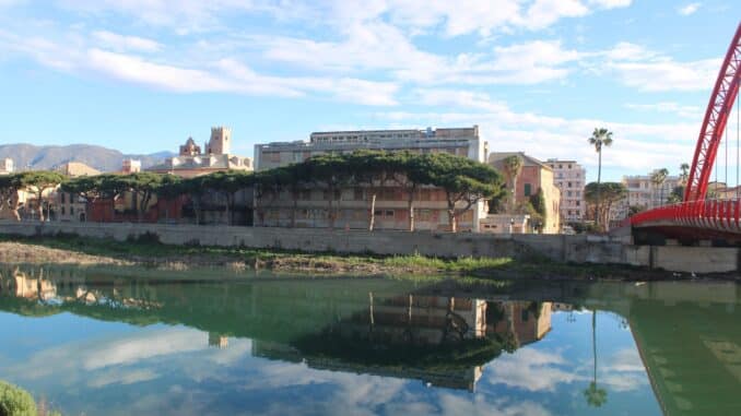 Il fiume Centa Albenga e le sue torri