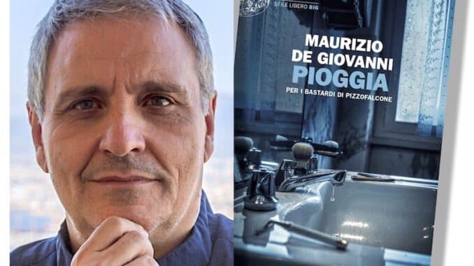 lo scrittore Maurizio De Giovanni ad Albissola Marina presenta il suo romanzo Pioggia per i Bastardi di Pizzofalcone