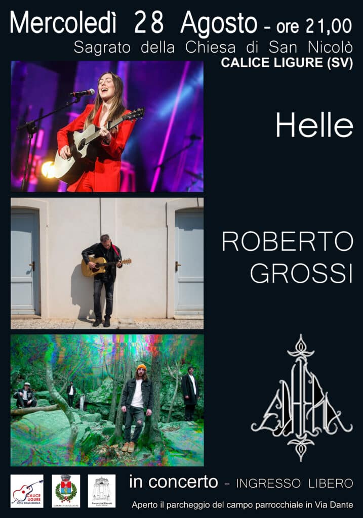 Helle, Roberto Grossi e gli Edhera in concerto a Calice Ligure