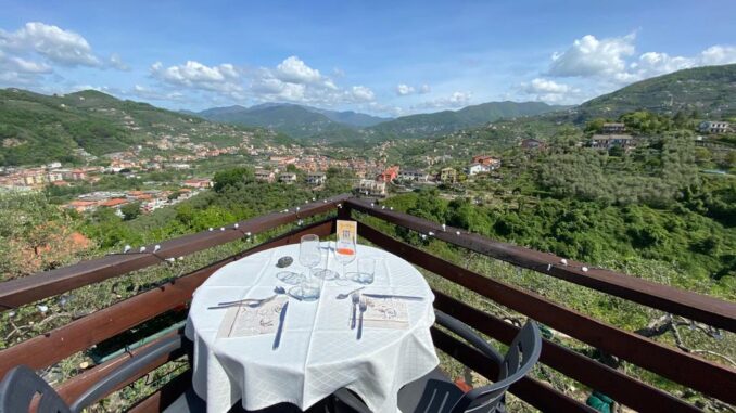 Vista da un agriturismo