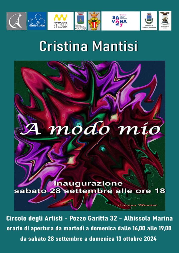 2024 Cristina Mantisi - locandina invito