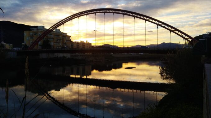 il ponte rosso di Albenga