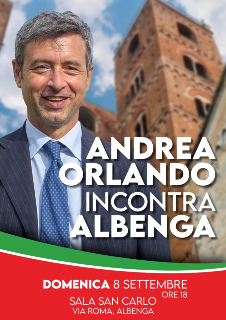 Andrea Orlando ad Albenga