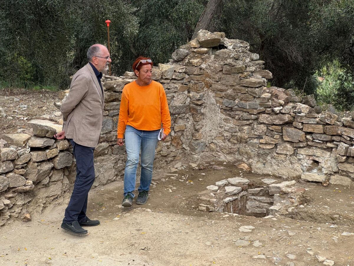 : la dottoressa Marta Conventi, il Soprintendente dottor Federico Barello
