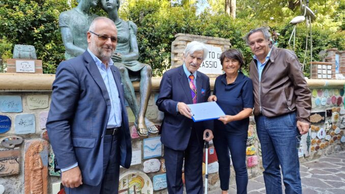 Il Muretto di Alassio si arricchisce della firma del Maestro Flavio Furlani