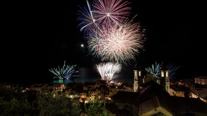 Laigueglia Fiera di San Matteo fuochi d'artificio