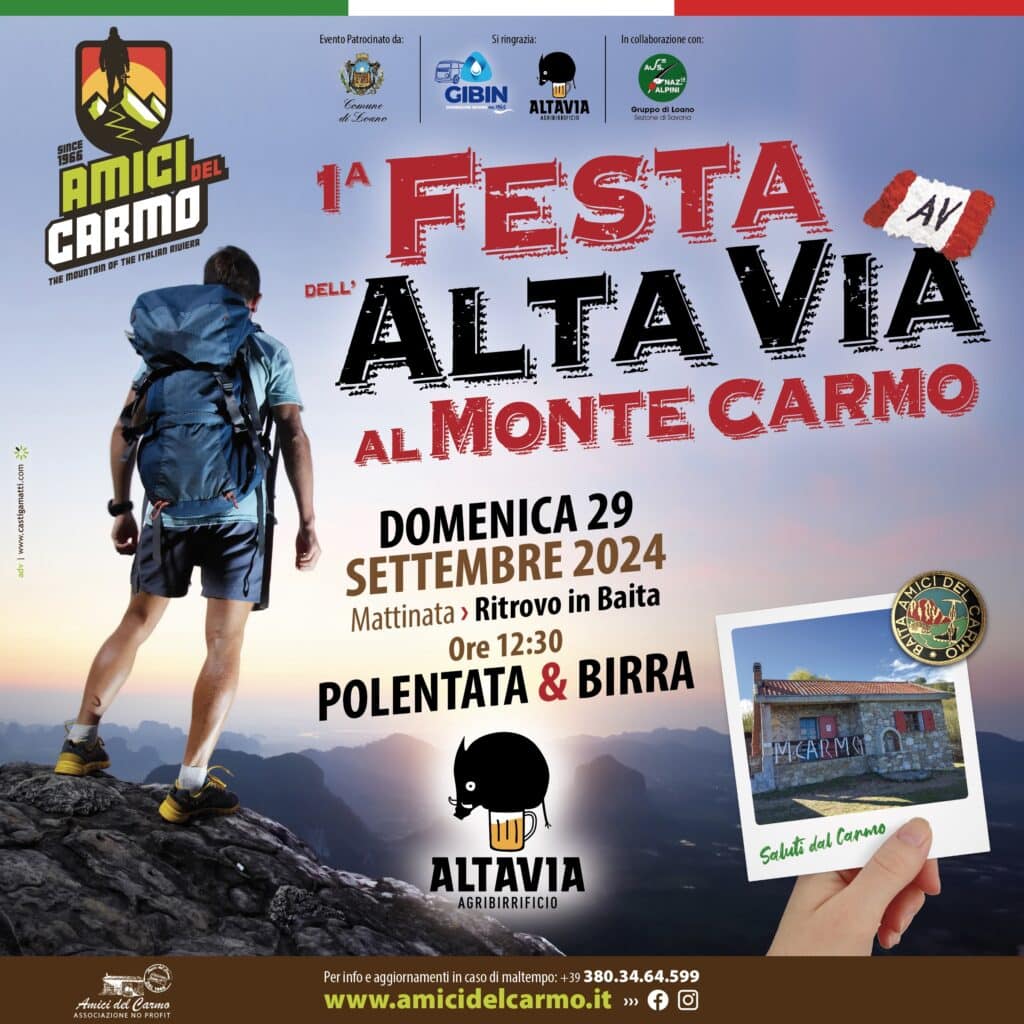 Locandina Festa Alta Via