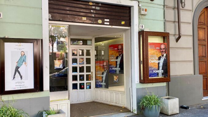 Point elettorale Giorgio Cangiano ad Albenga