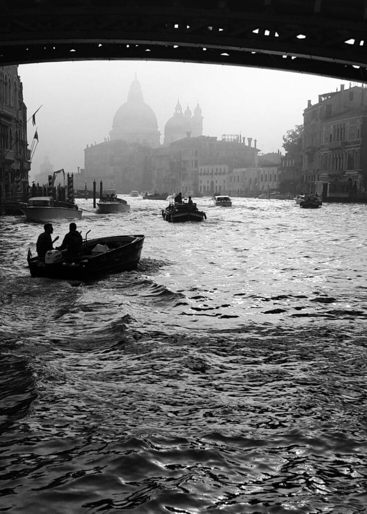 Mario Del Buono, Venezia magica, 2018, stampa bianco e nero