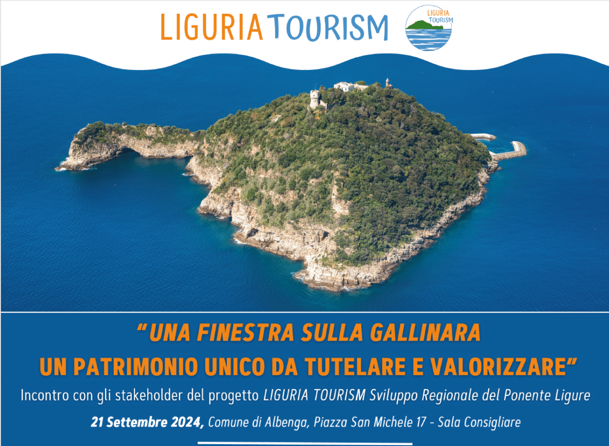locandina Liguria tourism Isola Gallinara