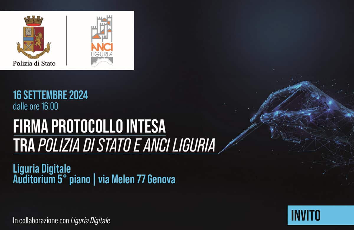 protocollo Polizia di Stato e Anci Liguria