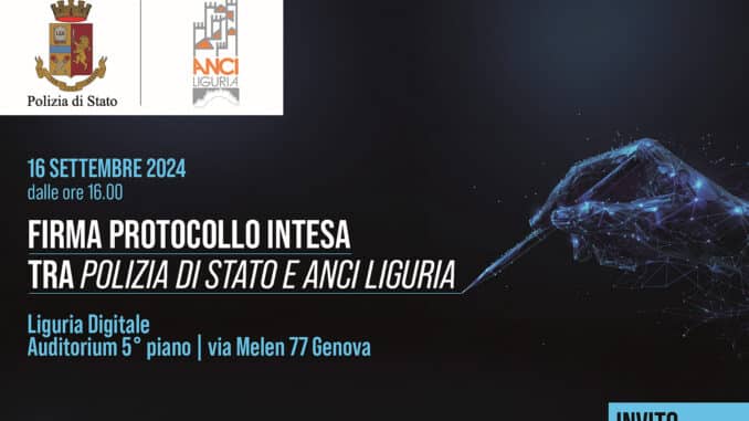 protocollo Polizia di Stato e Anci Liguria