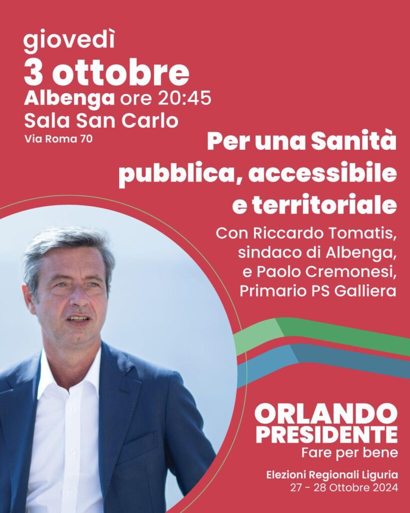 Andrea Olrando ad Albenga