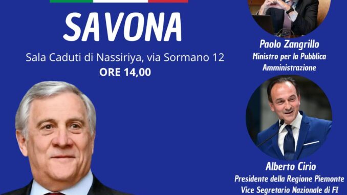 FI elezioni a incontro Savona