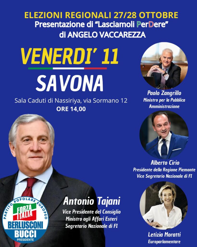 FI elezioni a incontro Savona