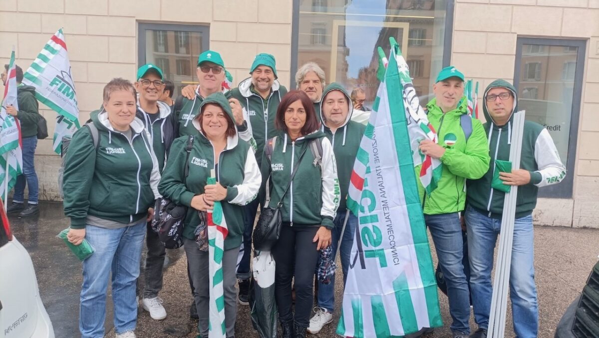 
Fim Liguria e Savona con Cisl Liguria a Roma per lo sciopero