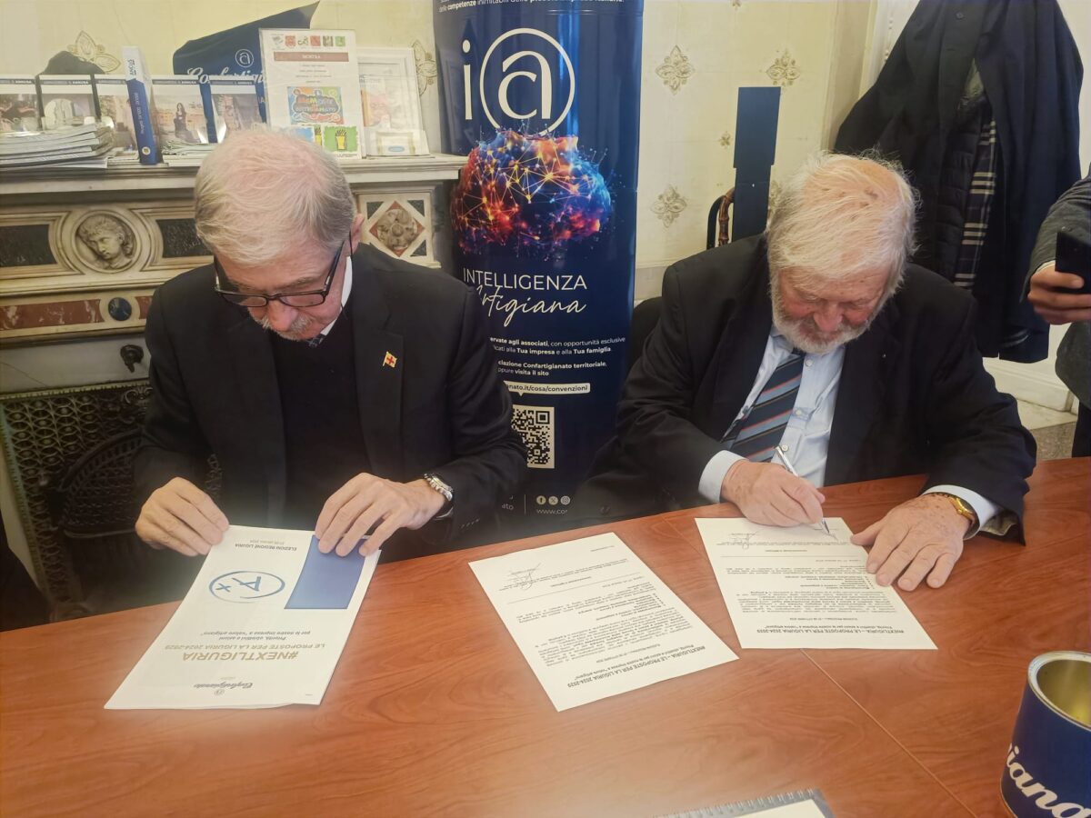 Firma NextLiguria Confartigianato Marco Bucci