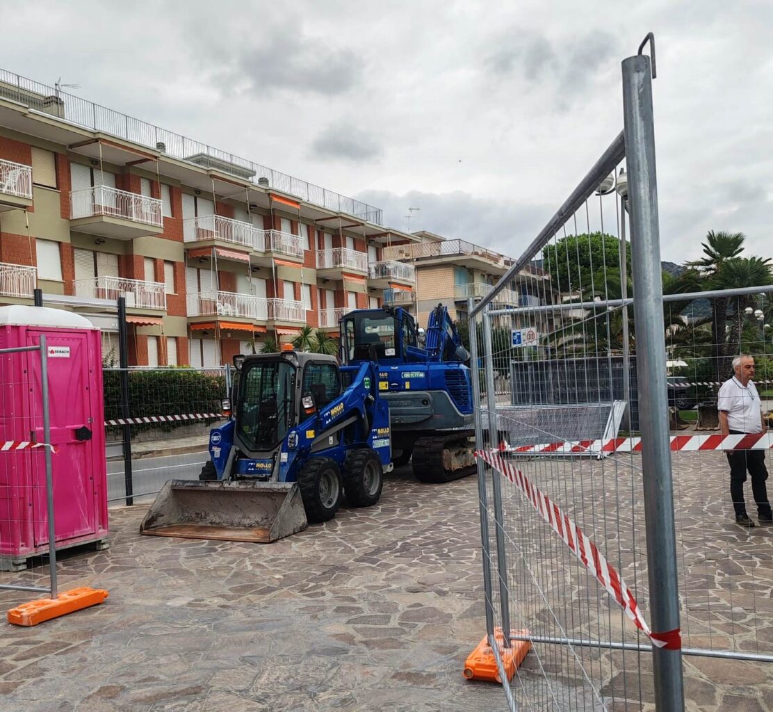 Lavori passeggiata Ceriale