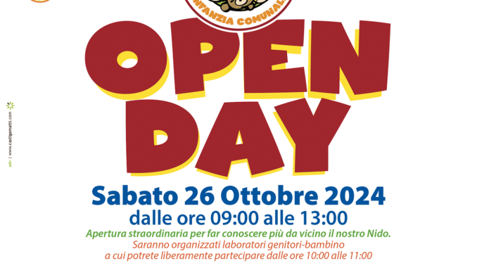 Locandina Open Day