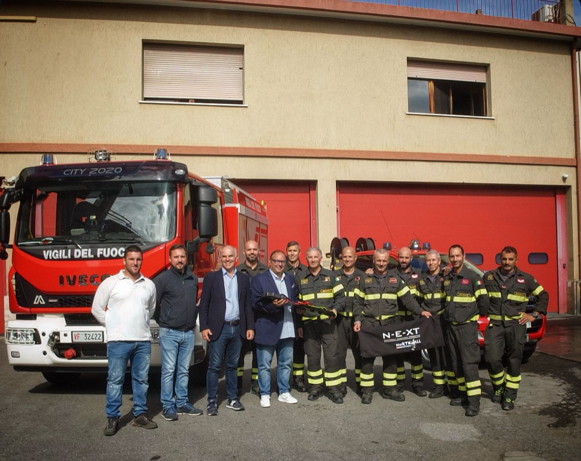 donazione ai vigili del fuoco