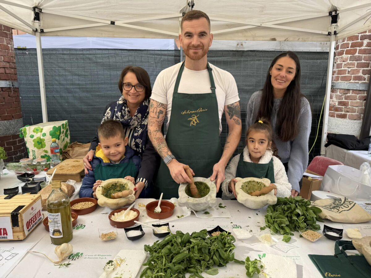 lABORATORIO DEL PESTO CON SIMONE PEIRANO MONICA RISSO
