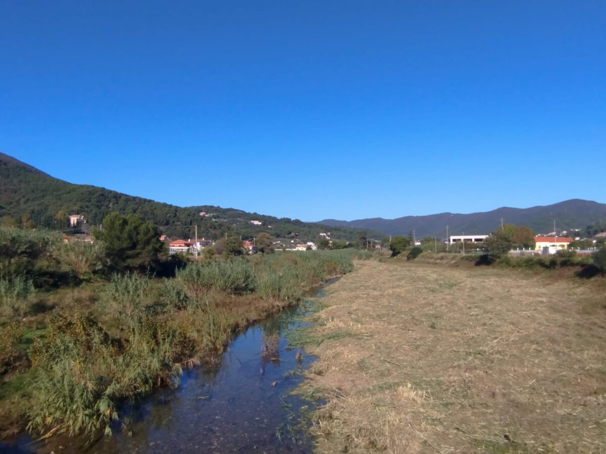 pulizia del torrente Merula e dei rii di Andora