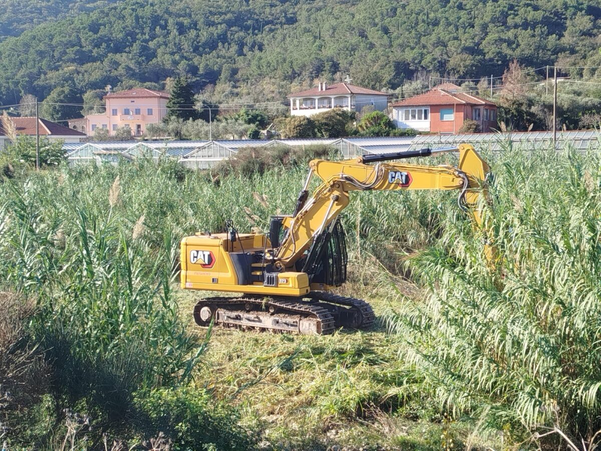 pulizia del torrente Merula - Andora