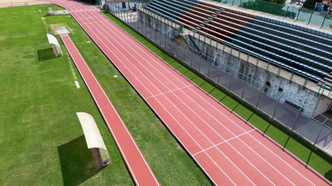 una nuova pista di atletica a Villanova d'Albenga