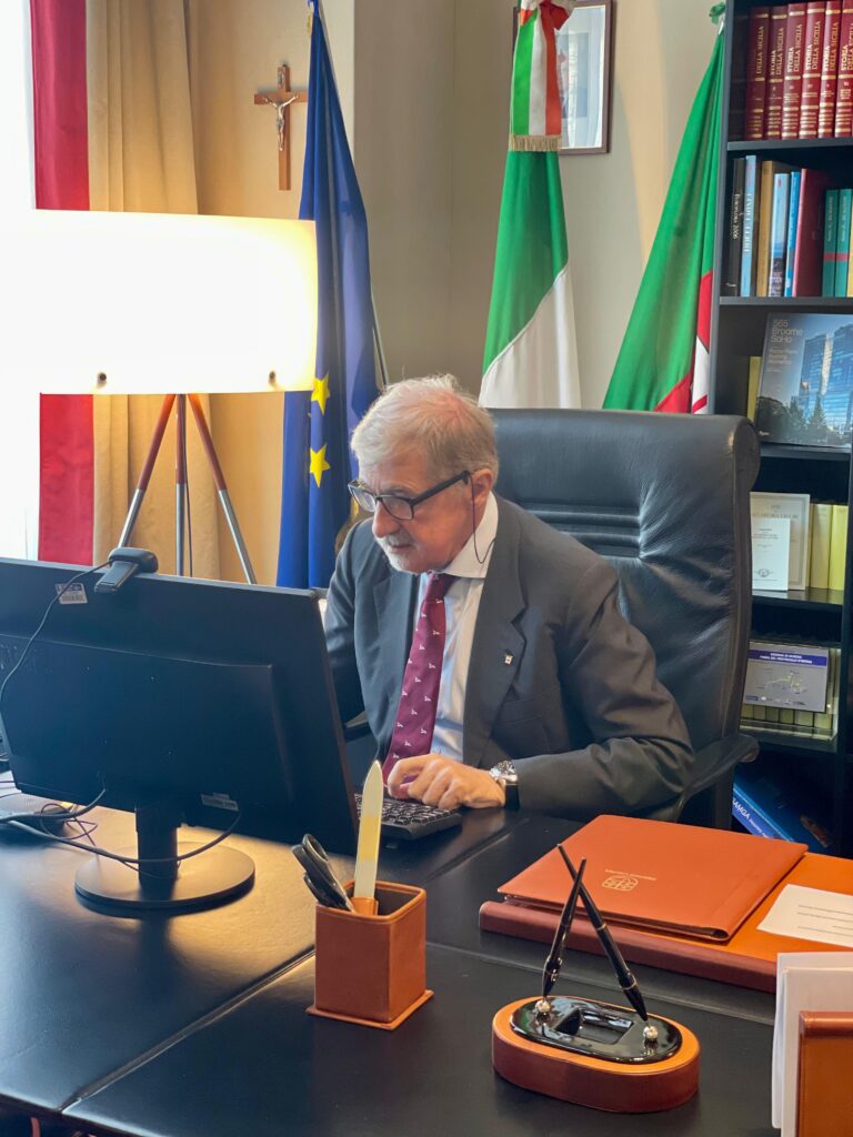 Marco Bucci in Regione
