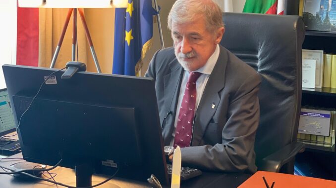Marco Bucci in Regione