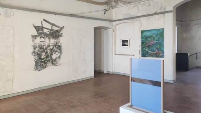 Arteam Cup 2023, veduta della mostra finale, Palazzo del Commissario, Savona, secondo piano