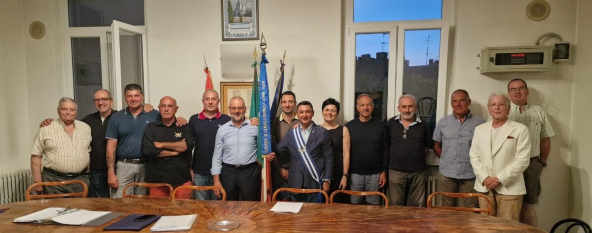 Direttivo e alcuni soci fondatori Associazione Nazionale Combattenti e Reduci