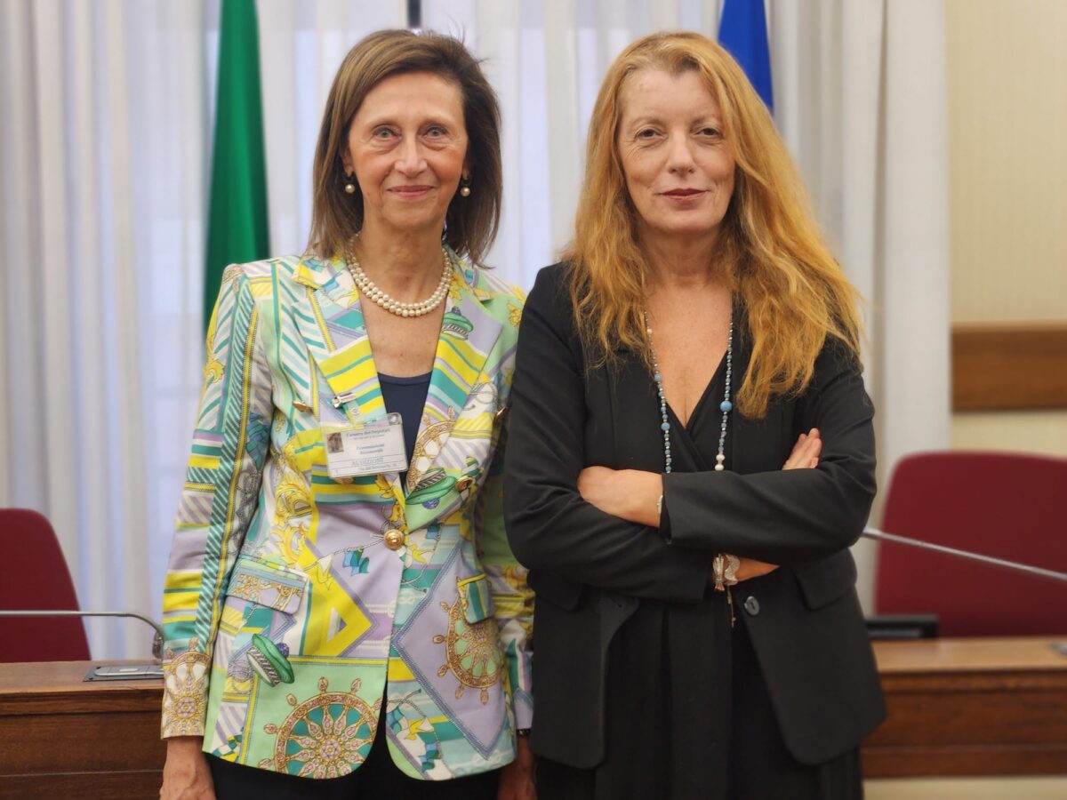 Carla Garlatti con l'on. Michela Vittoria Brambilla