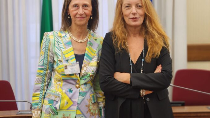 Carla Garlatti con l'on. Michela Vittoria Brambilla