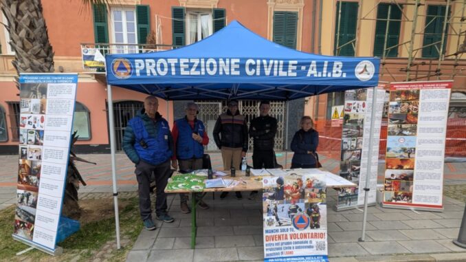 Gazebo protezione civile e Aib a Loano