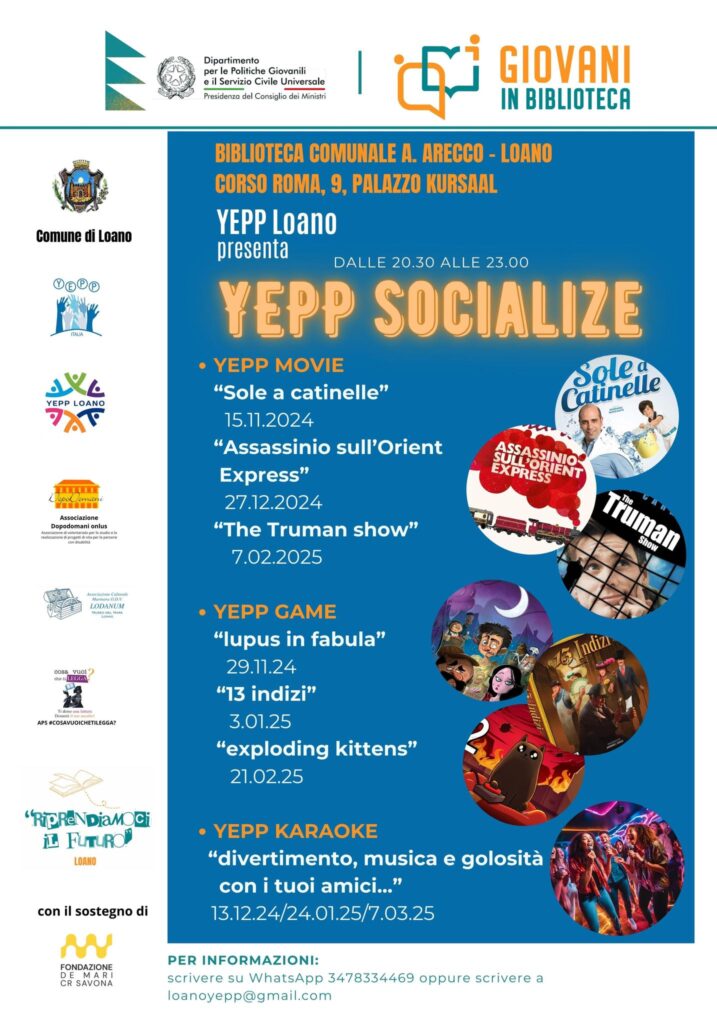 Locandina Yepp Socialize