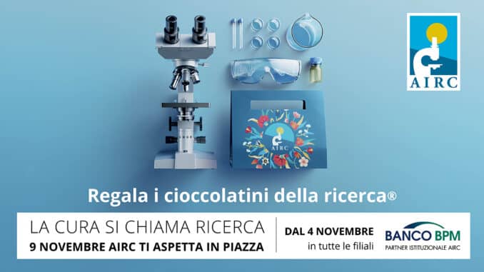 Cioccolatini della ricerca Airc