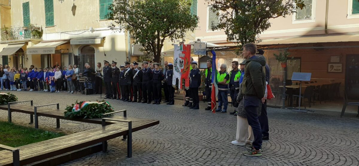 celebrazione 4 novembre a Laigueglia