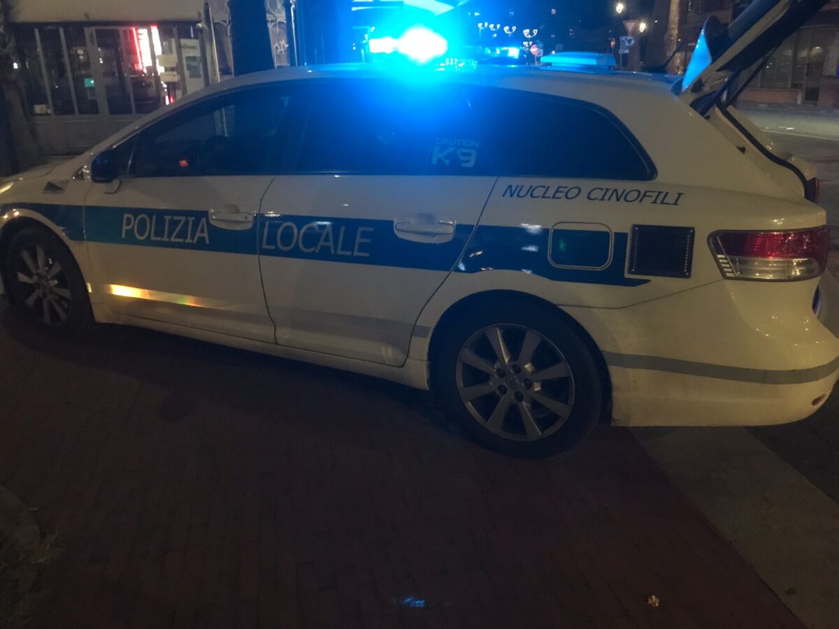 servizio antidroga polizia locale Albenga