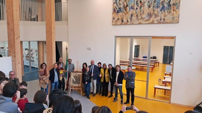 Inaugurata Istituto Ollandini di Alassio opera Rudy Mascheretti