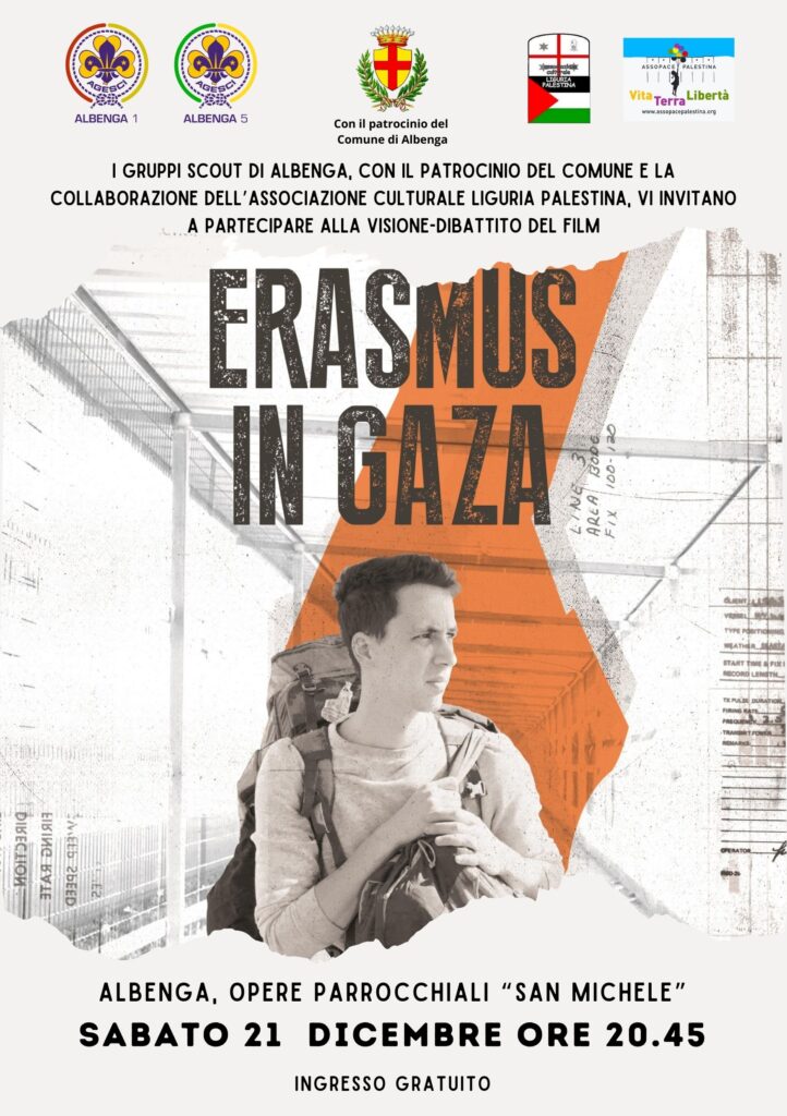 Locandina ERASMUS IN GAZA 21 dic 2024