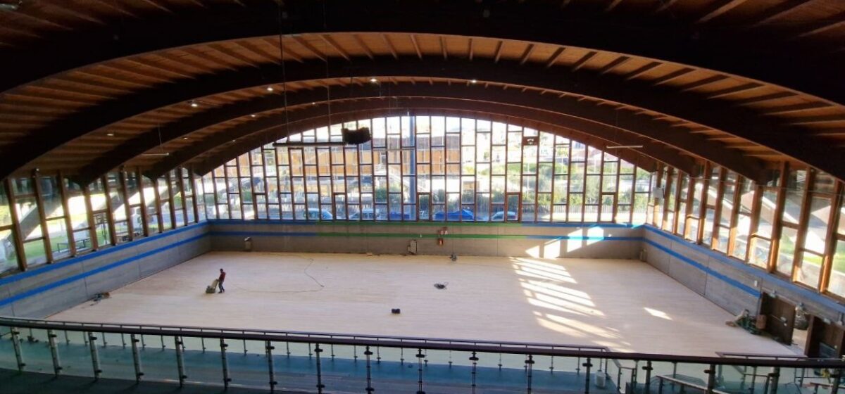 PalaGarassini Nuovo Parquet lavori