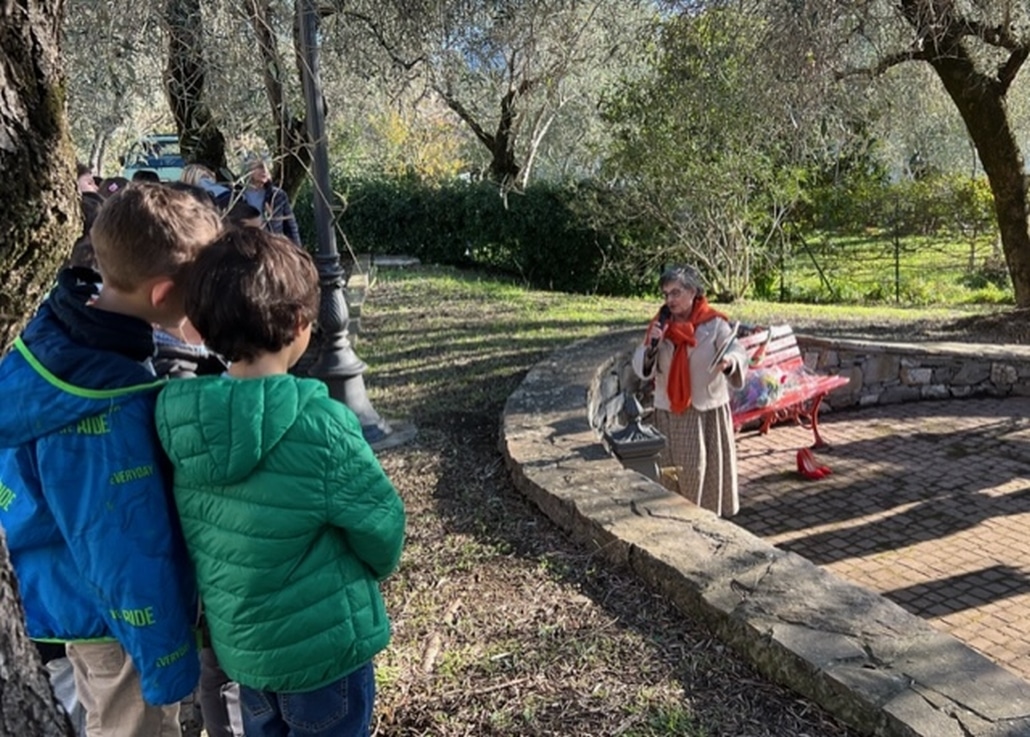 Panchina rossa a Garlenda
