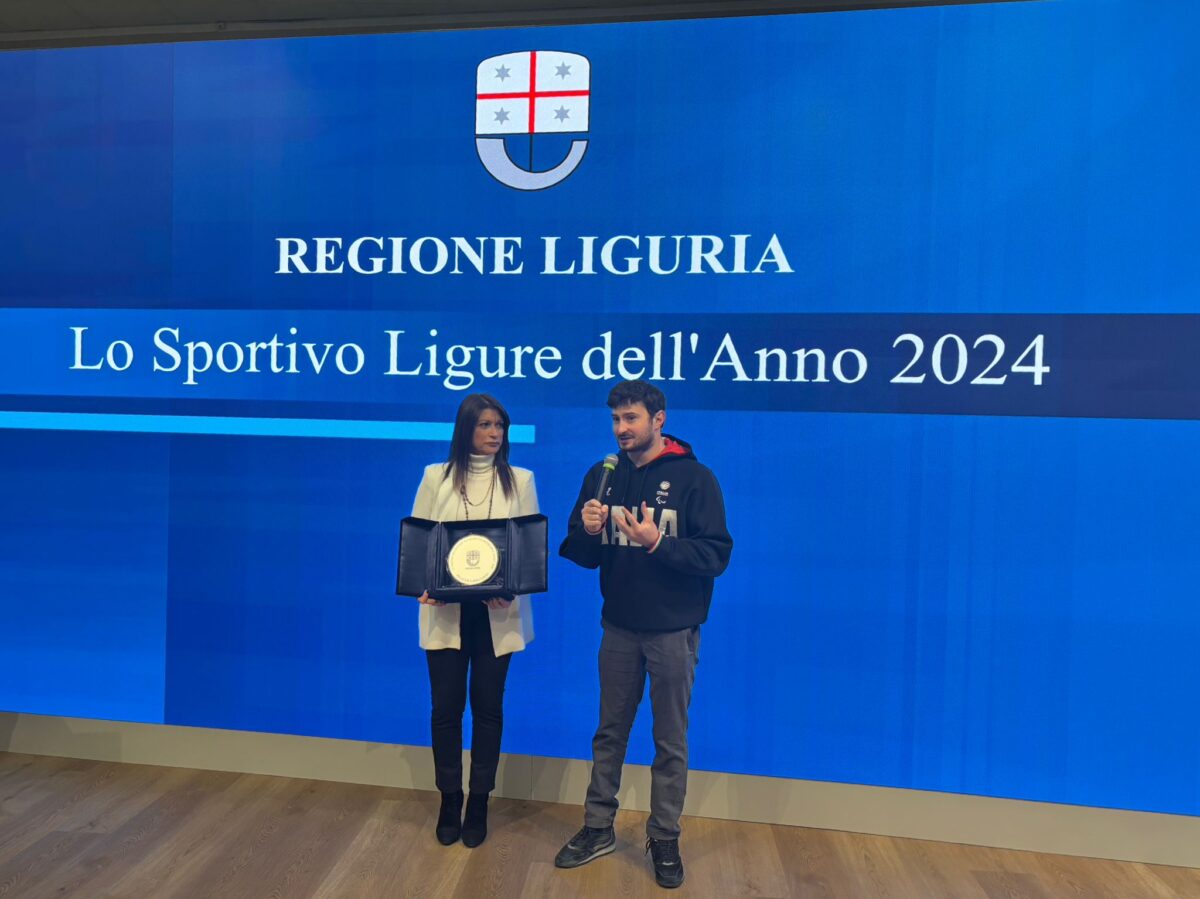 Premiazione Sportivo ligure dell-anno - bocciardo