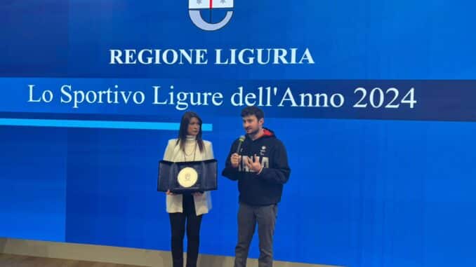 Premiazione Sportivo ligure dell-anno - bocciardo