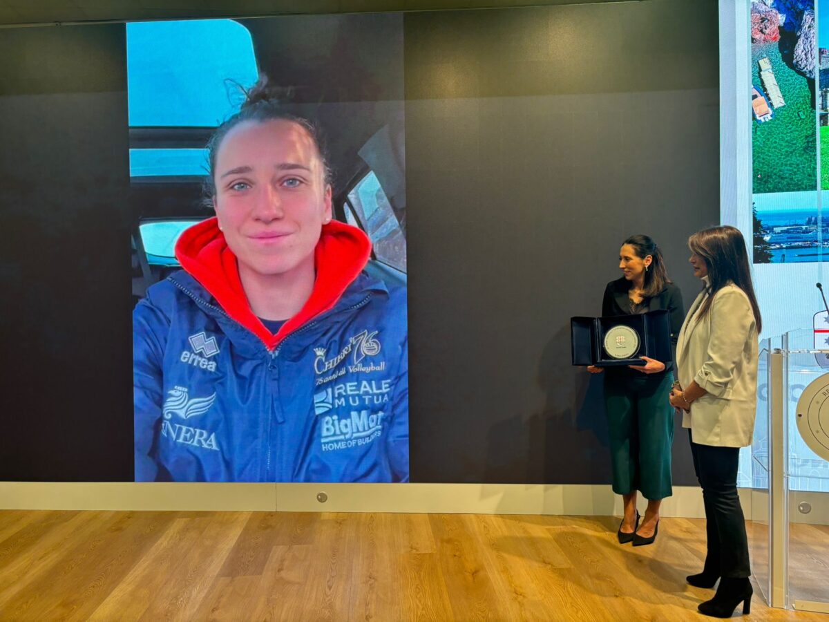 Premiazione Sportivo ligure dell-anno - ilaria spirito