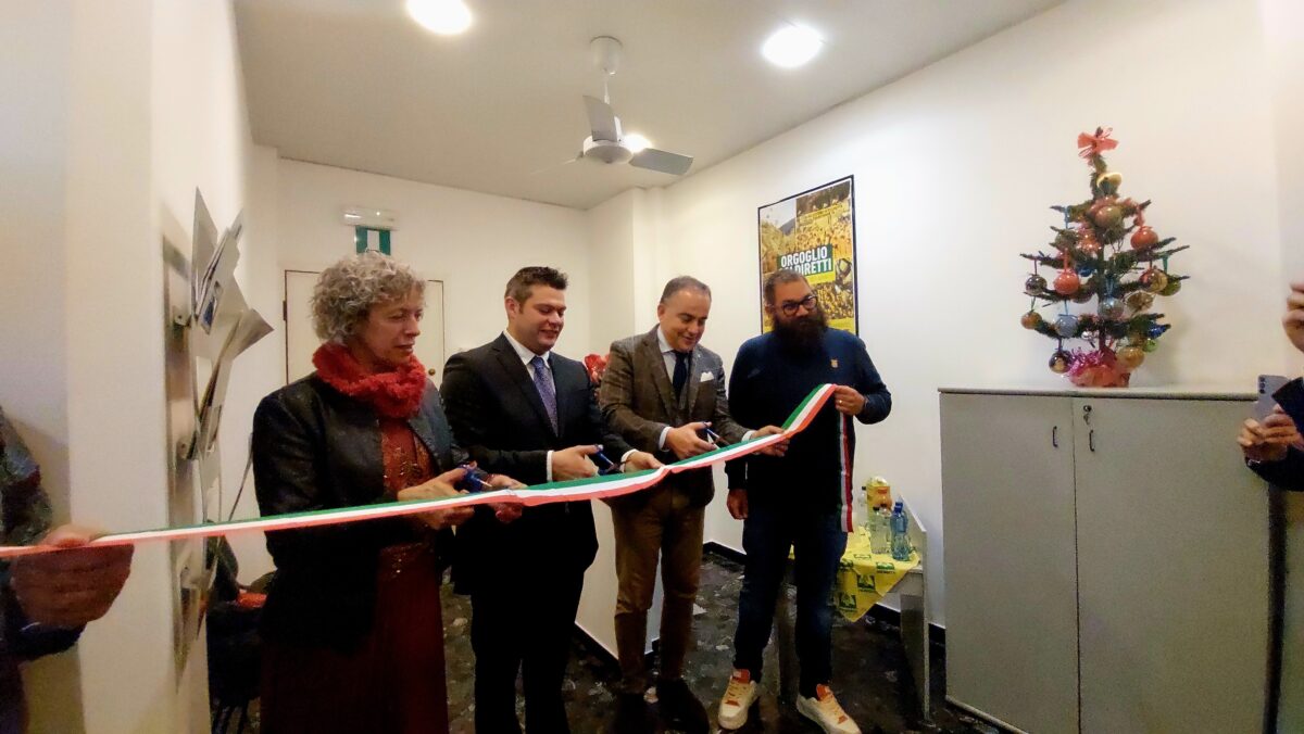 Taglio del nastro nuova sede Coldiretti Savona